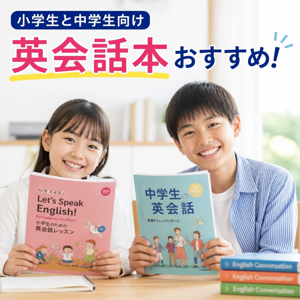 小学生と中学生向けの英会話本お薦め