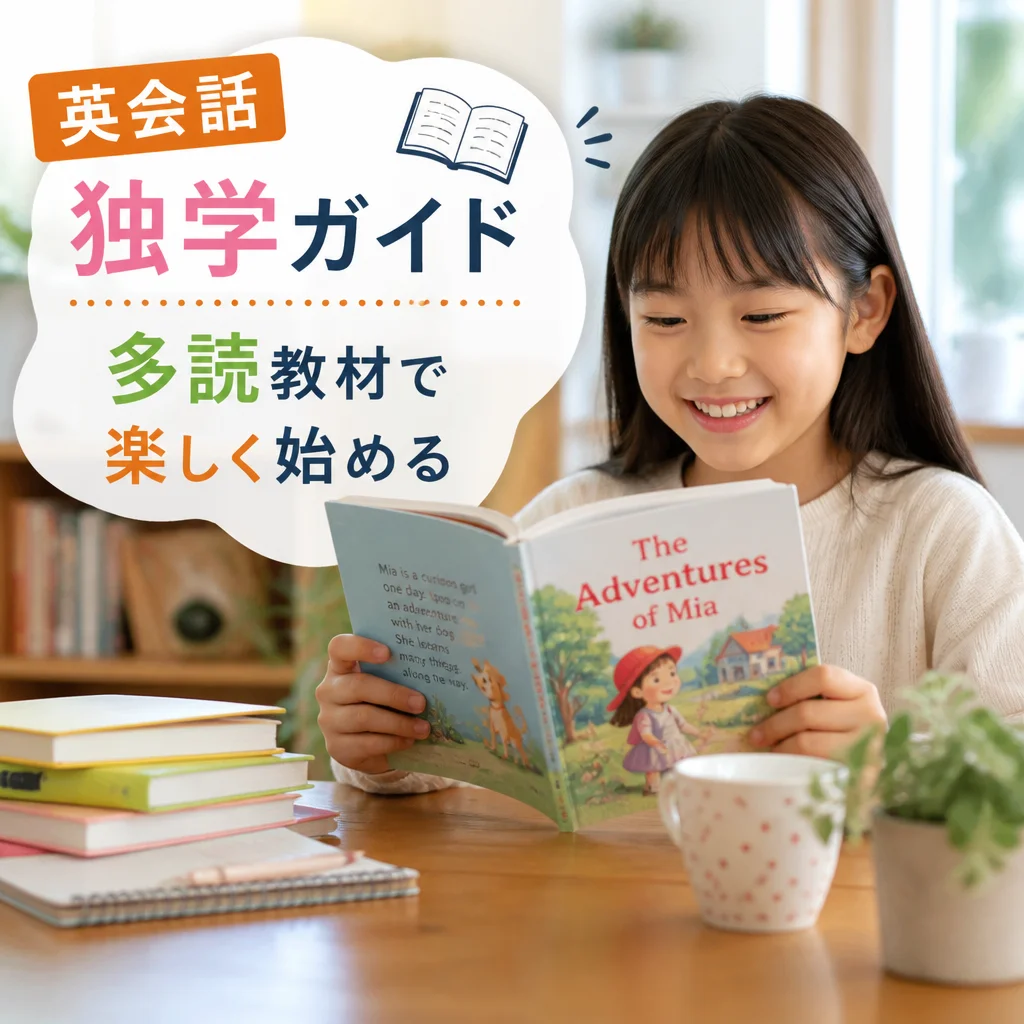 英会話 独学ガイド 多読教材で楽しく始める