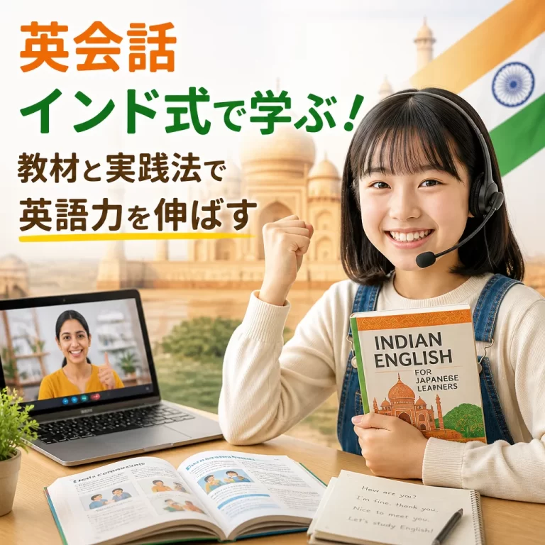 英会話 インド式で学ぶ！教材と実践法で英語力を伸ばす