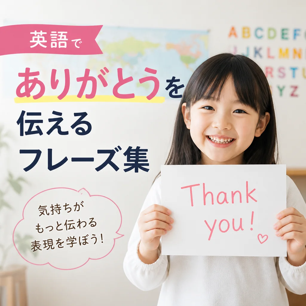 英語でありがとうを伝えるフレーズ集