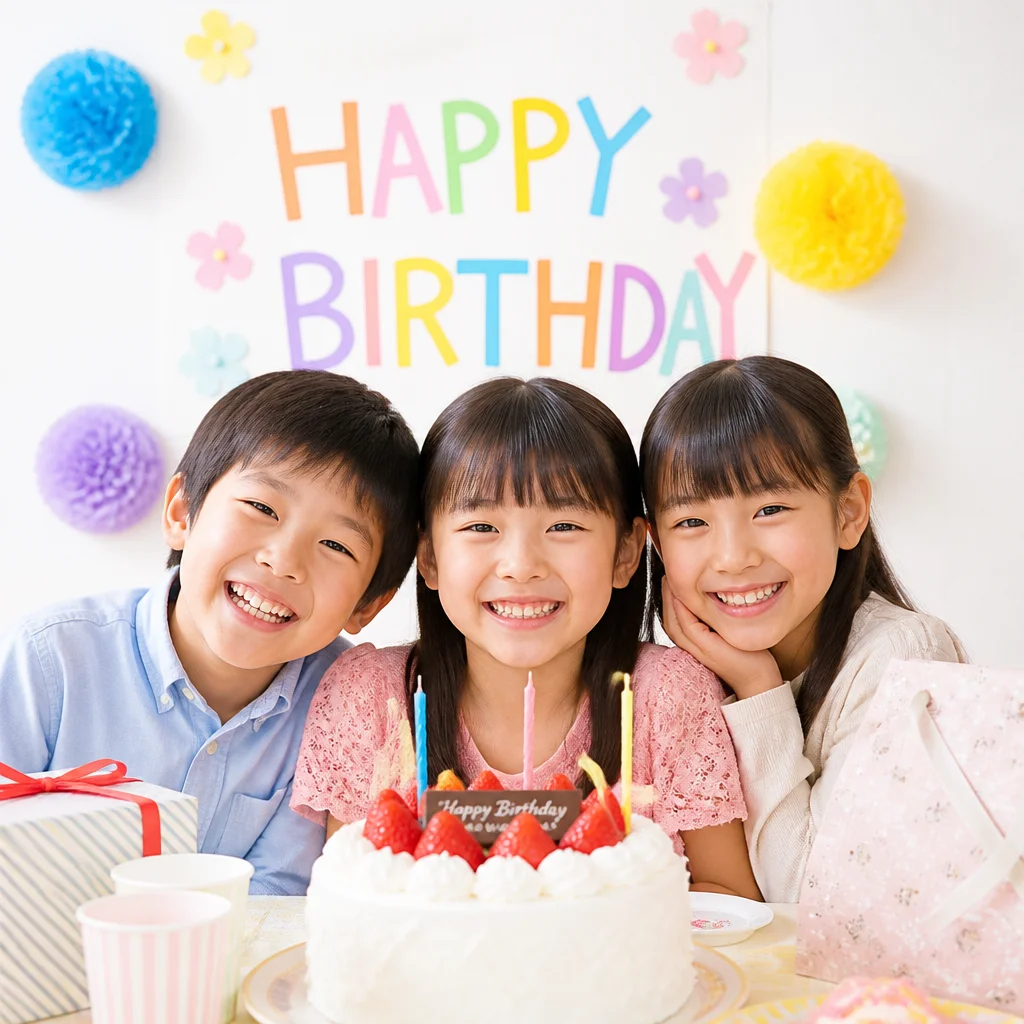 英語で誕生日を祝うメッセージ例文集