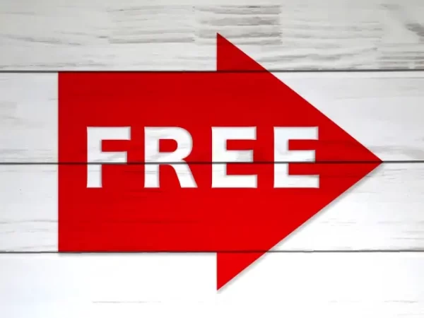 FREEと書かれた看板