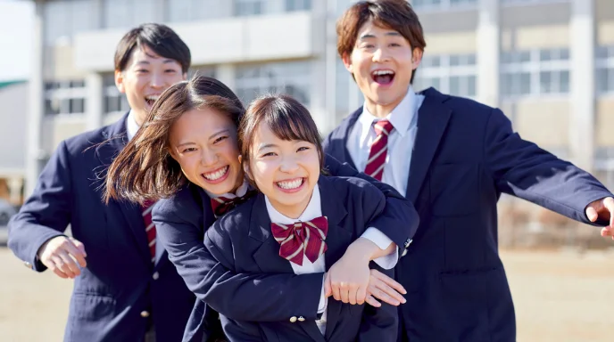 友だち同士のかわいい