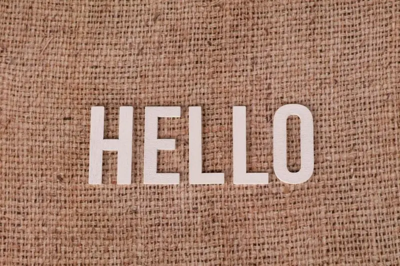 HELLOのブロック