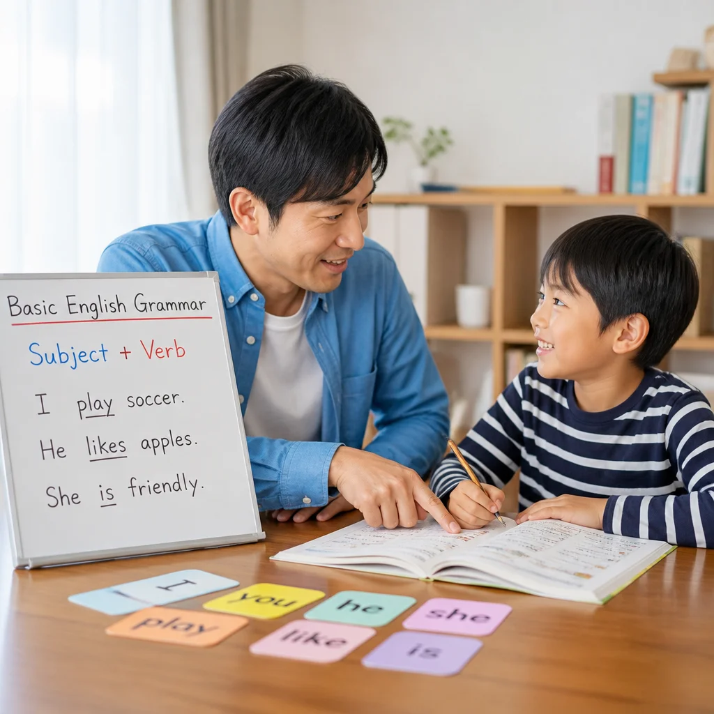 子供に教える英語の文法_基本と効果的な学び方