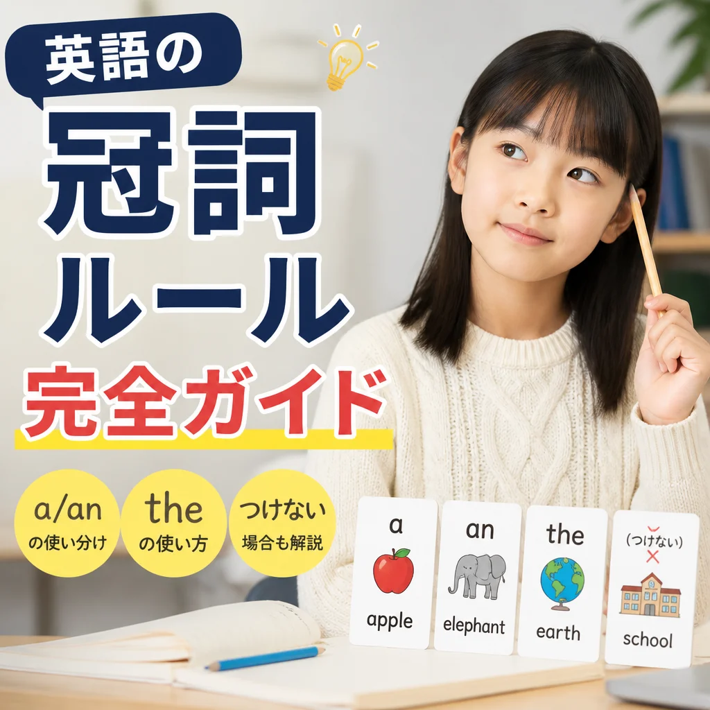 英語の冠詞ルール完全ガイド
