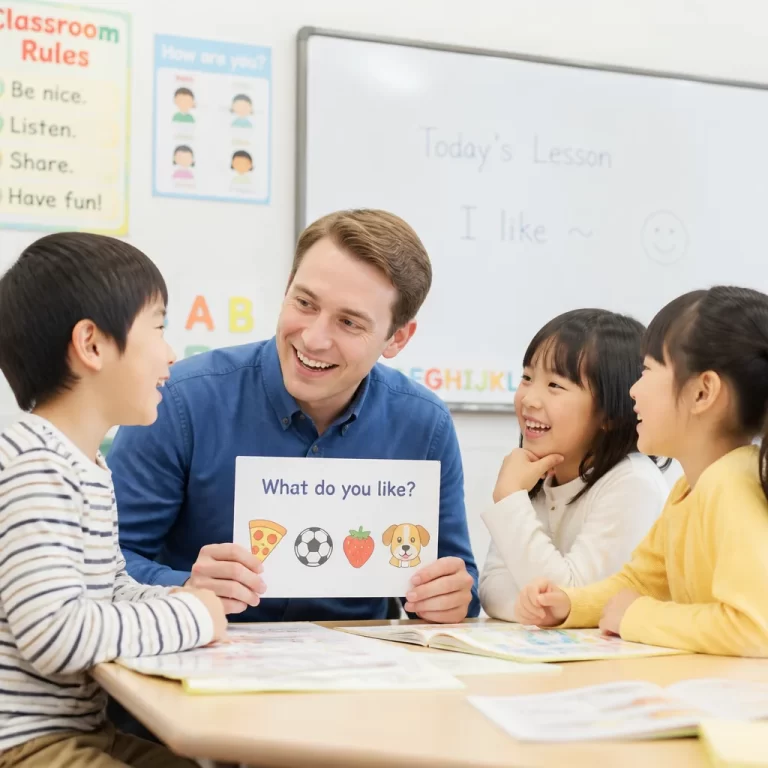 子ども向けの英会話に使える話題