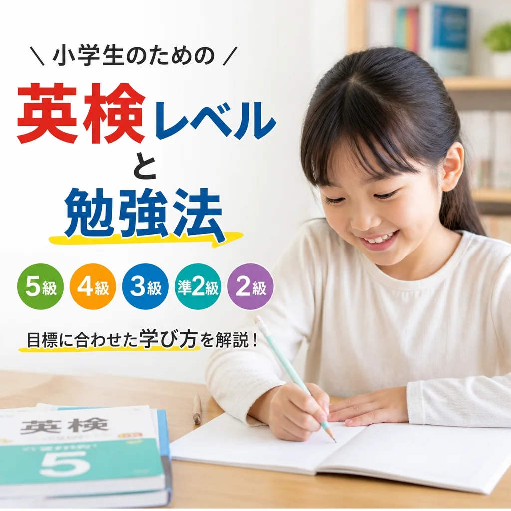 小学生のための英検レベルと勉強法