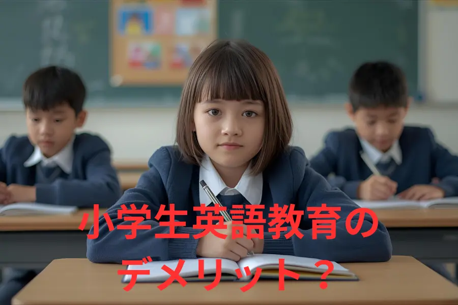 小学生英語教育のデメリット？