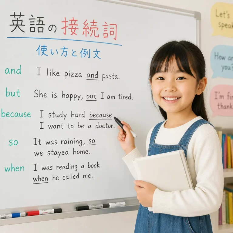 英語 接続詞 使い方と例文