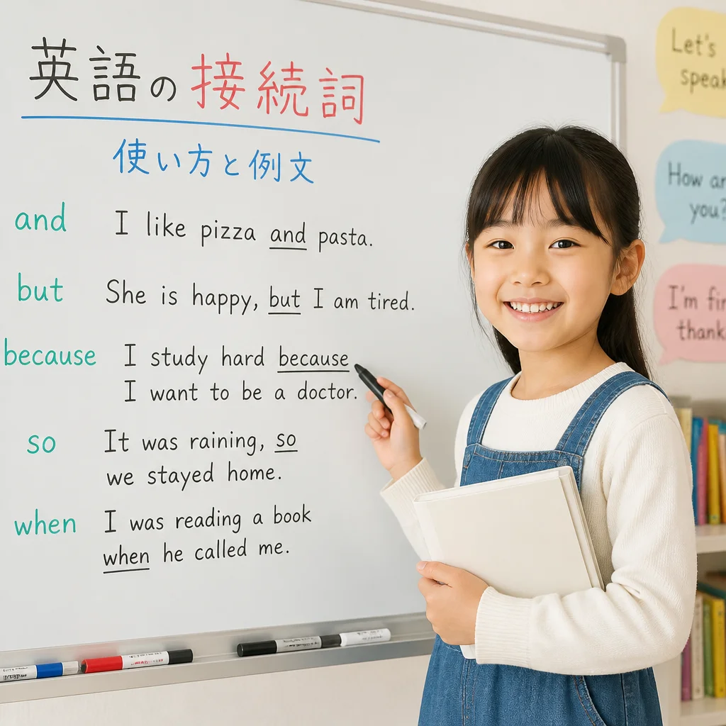 英語 接続詞 使い方と例文