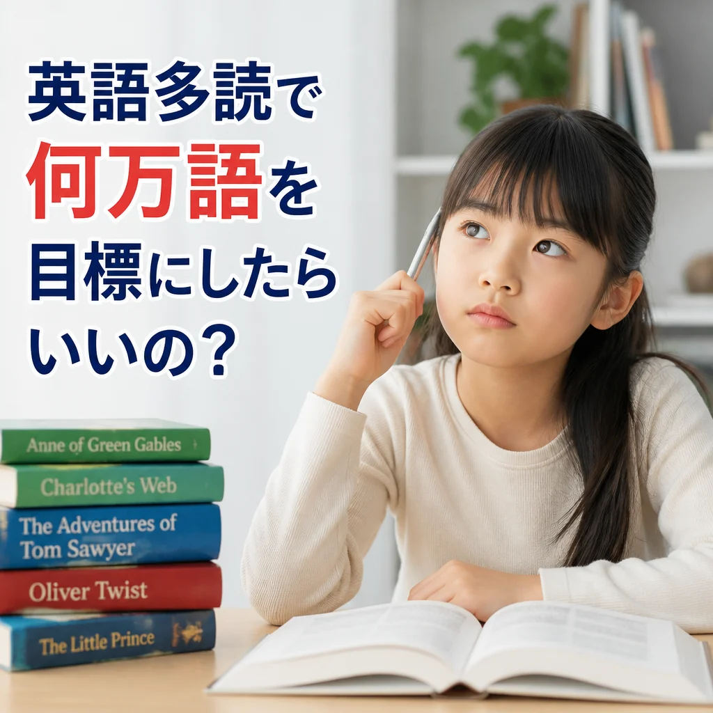 英語多読で何万語を目標にしたらいいの？