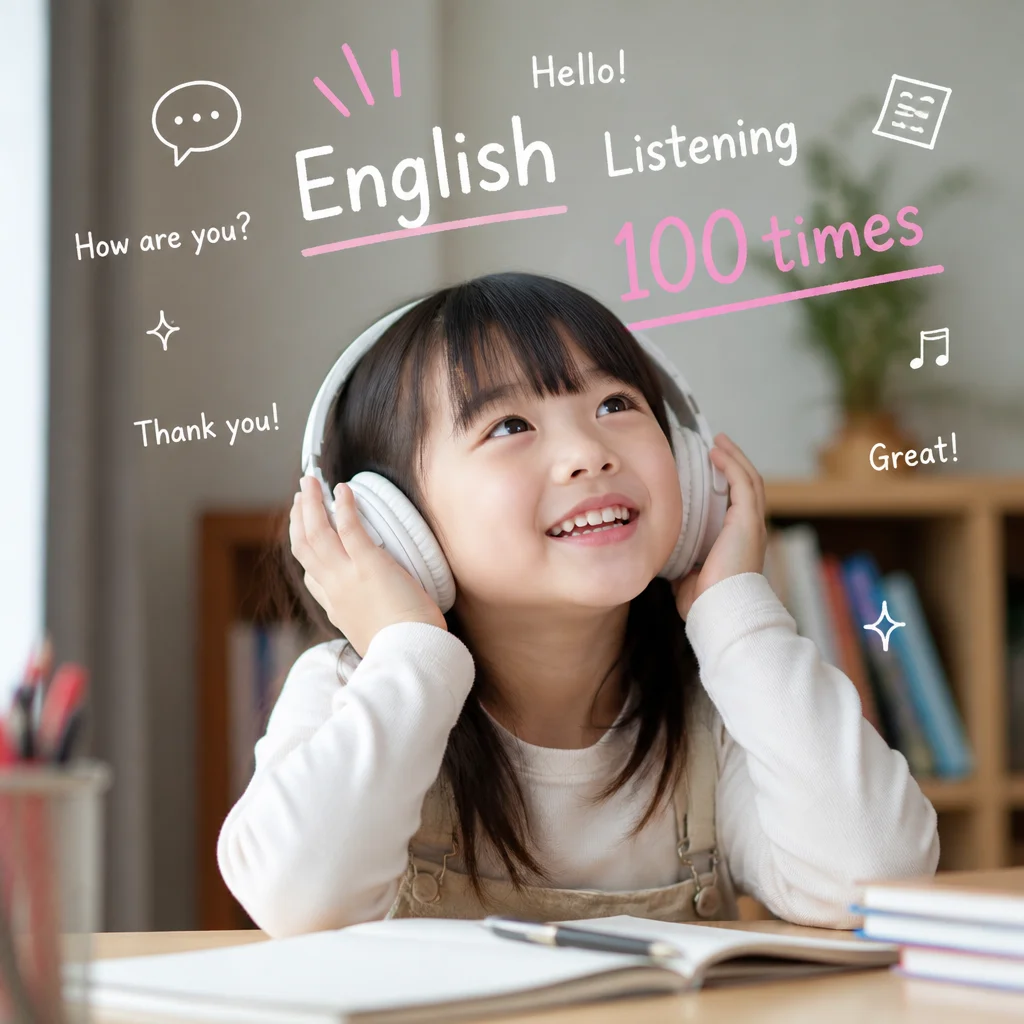 英語を耳で100回聞く効果