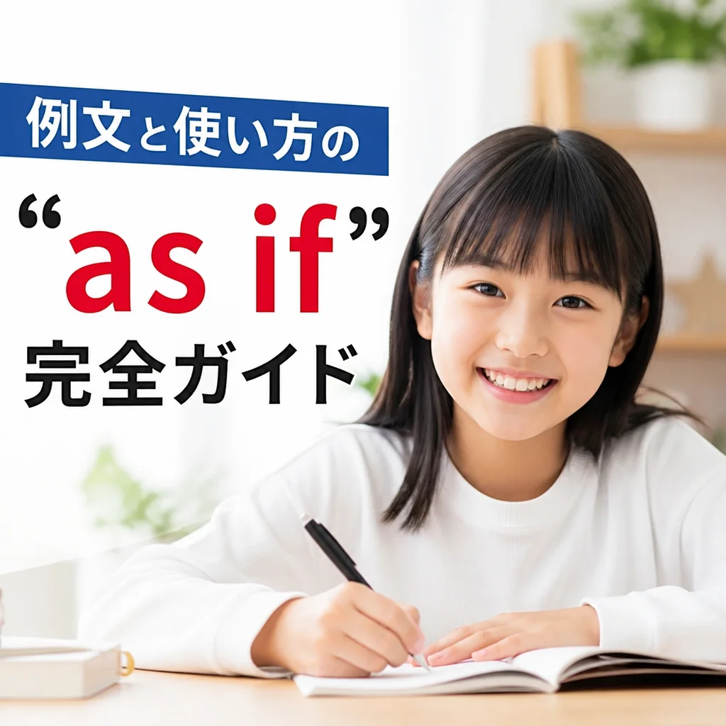 as if 例文と使い方の完全ガイド