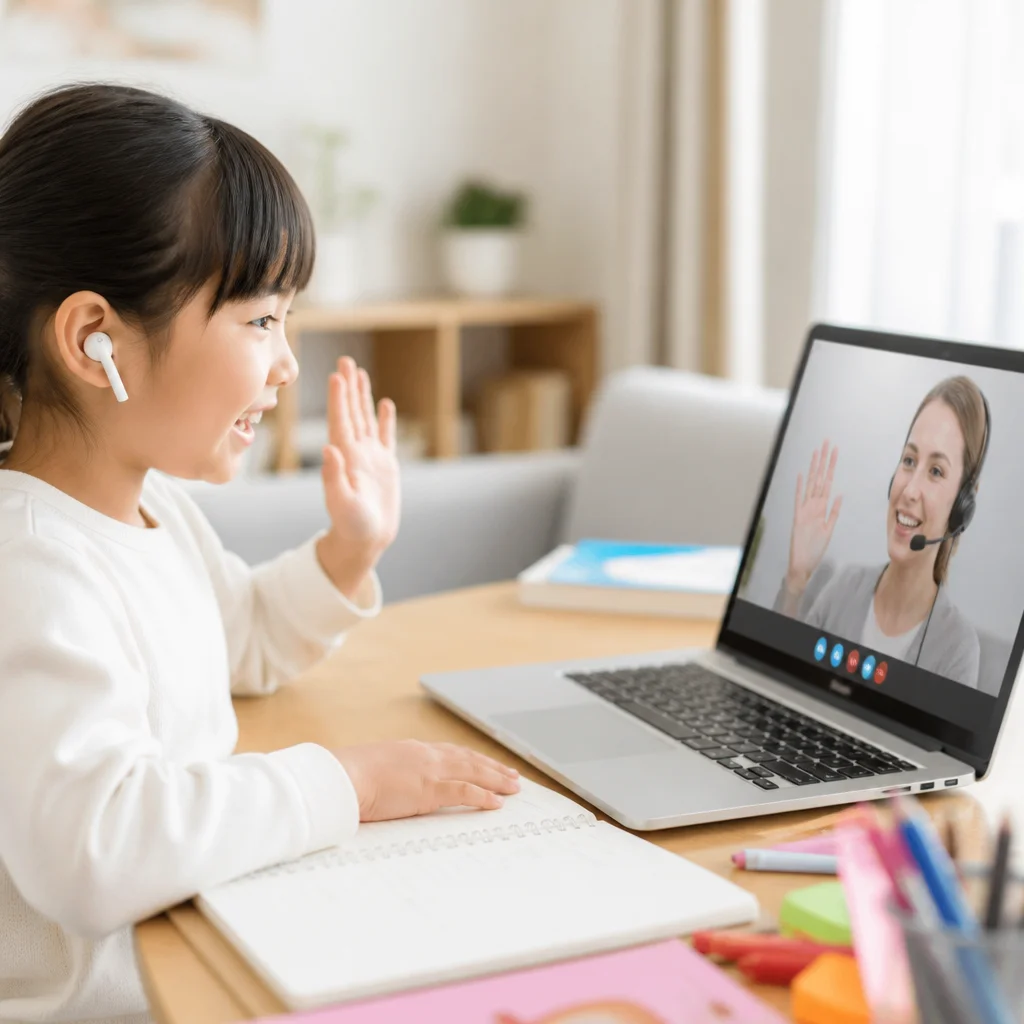 子どもの英語はオンラインで伸ばす方法