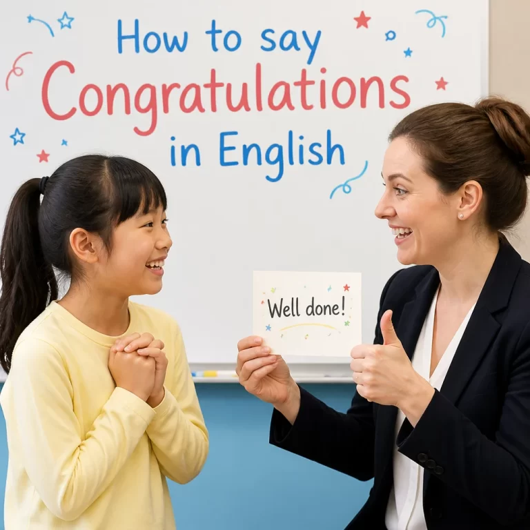 英語でおめでとうの伝え方