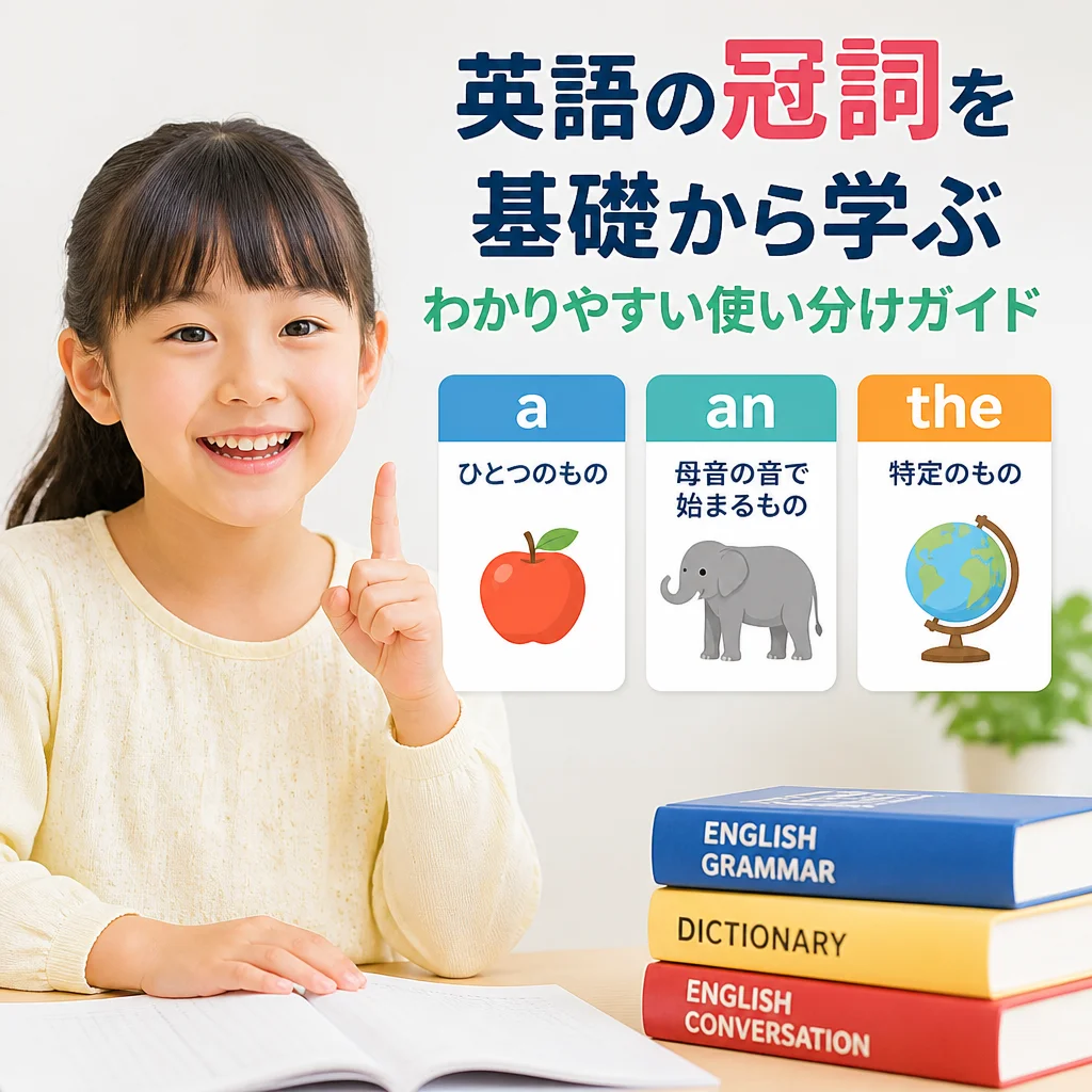 英語の冠詞を基礎から学ぶ わかりやすい使い分けガイド