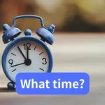 what time