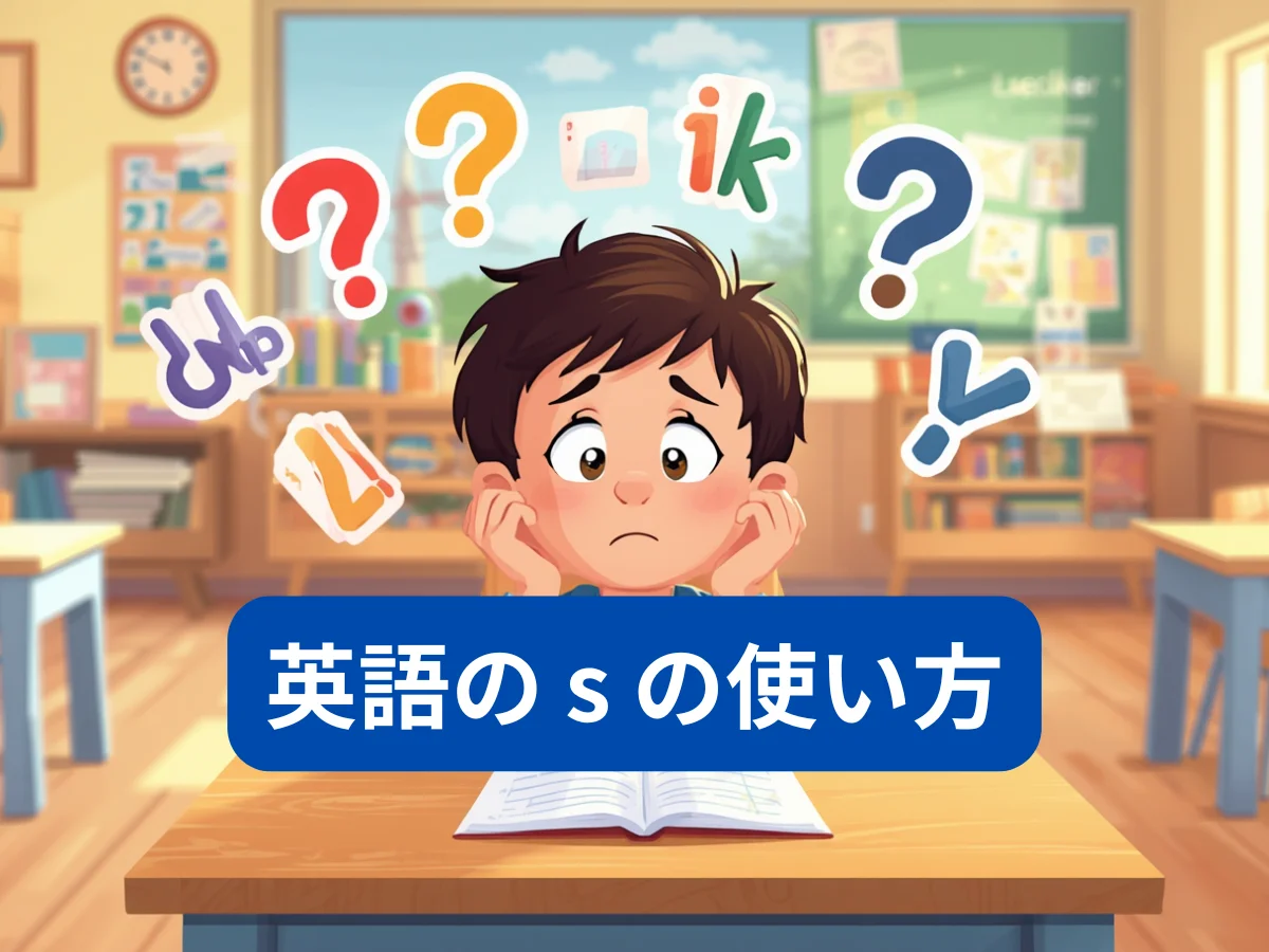 英語のsがわからない