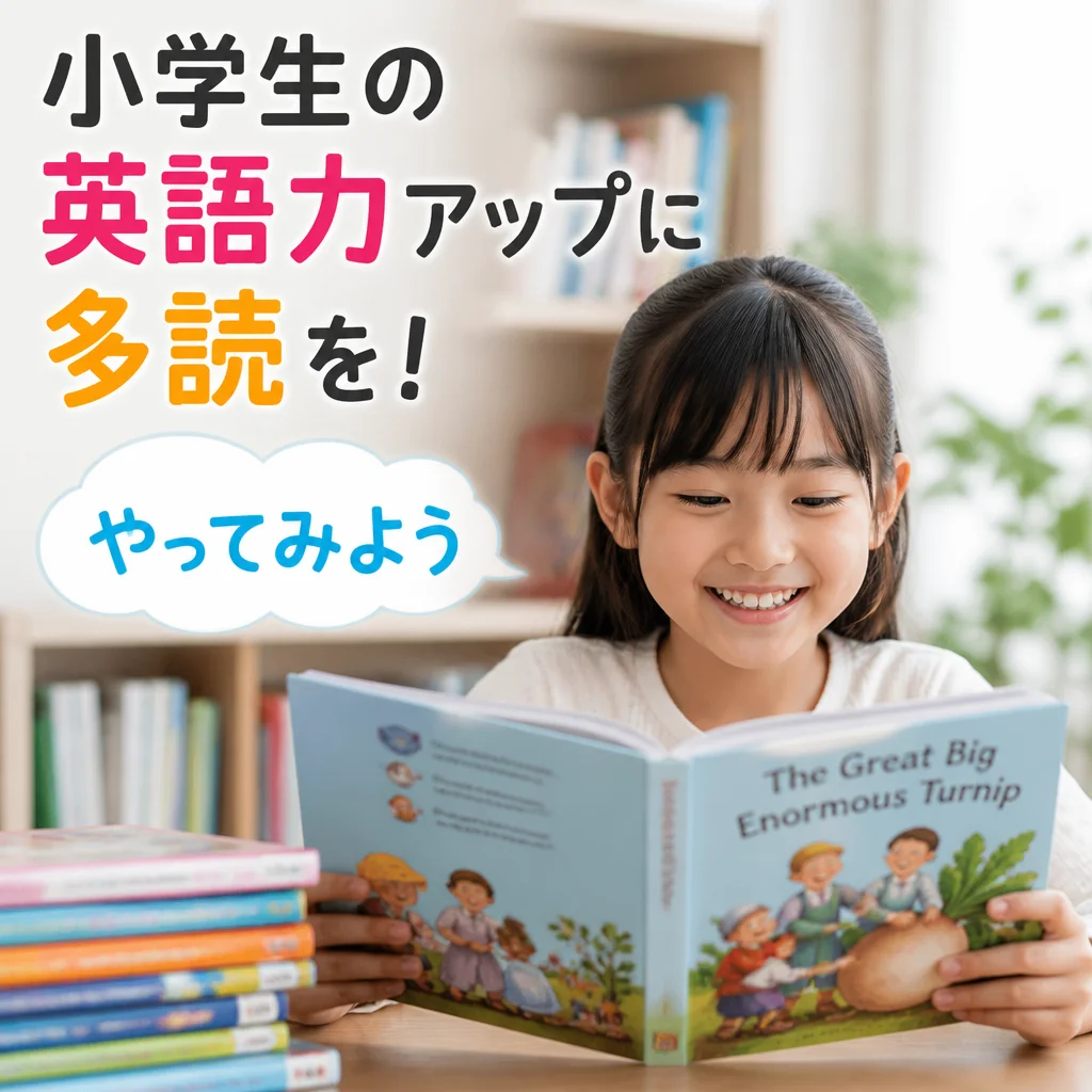 小学生の英語力アップに多読を！やってみよう